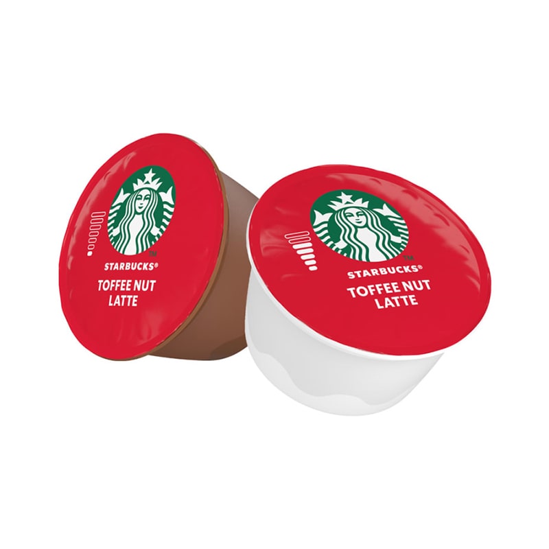 Cápsulas Starbucks Toffee Nut Latte para Nescafé Dolce Gusto