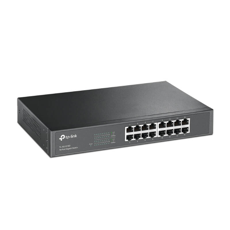 Switch TP-Link TL-SG1016D 16 Puertos 10/100/1000 Mbps
