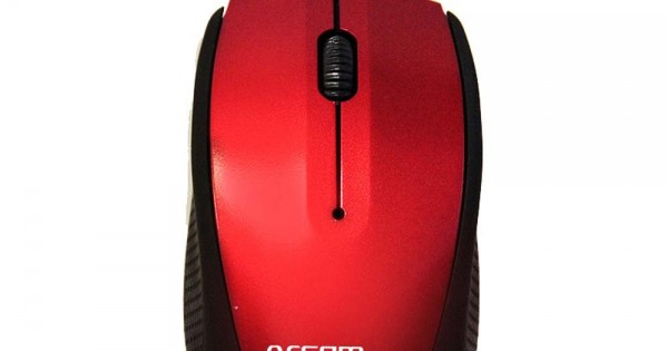 Mouse Alámbrico Argom 3D Óptico 800 DPI USB Rojo