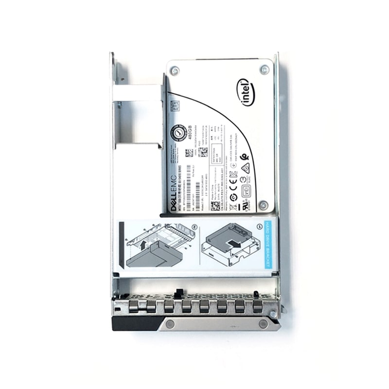 Unidad SSD 2.5" 960GB Dell 512e 6Gbps Hot-Plug Uso Mixto en Portador Hibrido de 3.5" S4510