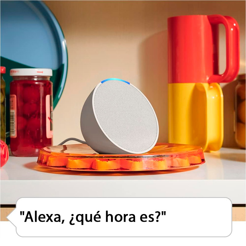 Bocina Amazon Echo Pop Smart Lavanda Con Alexa