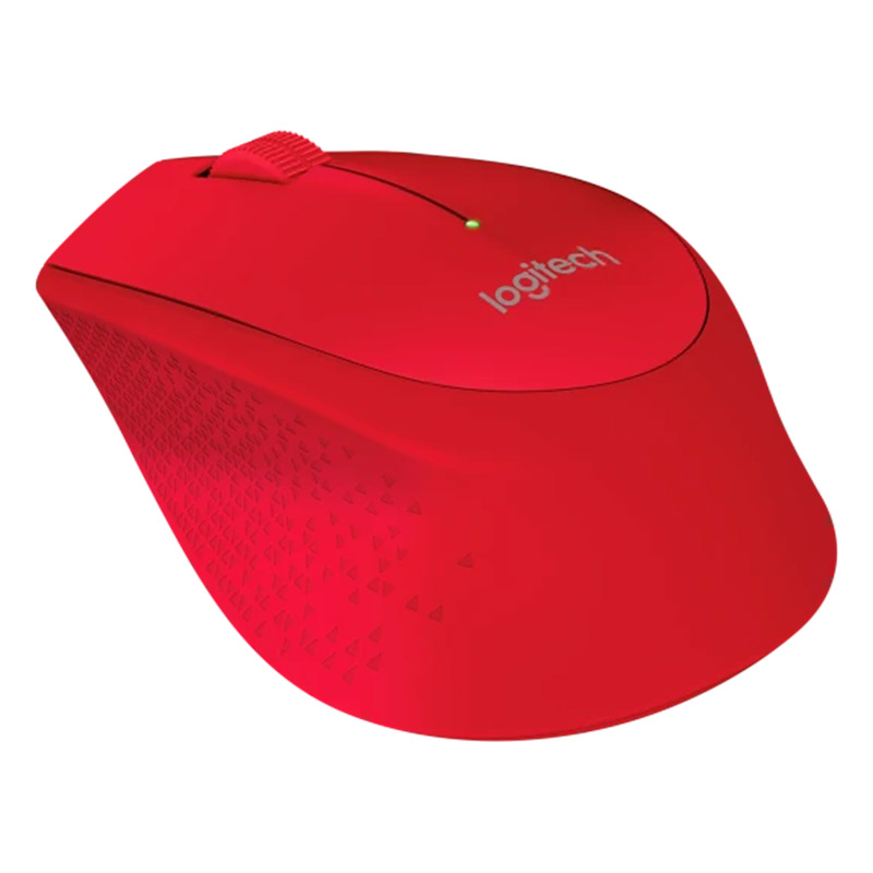 Mouse Inalámbrico Logitech M280 Óptico 1000DPI Rojo