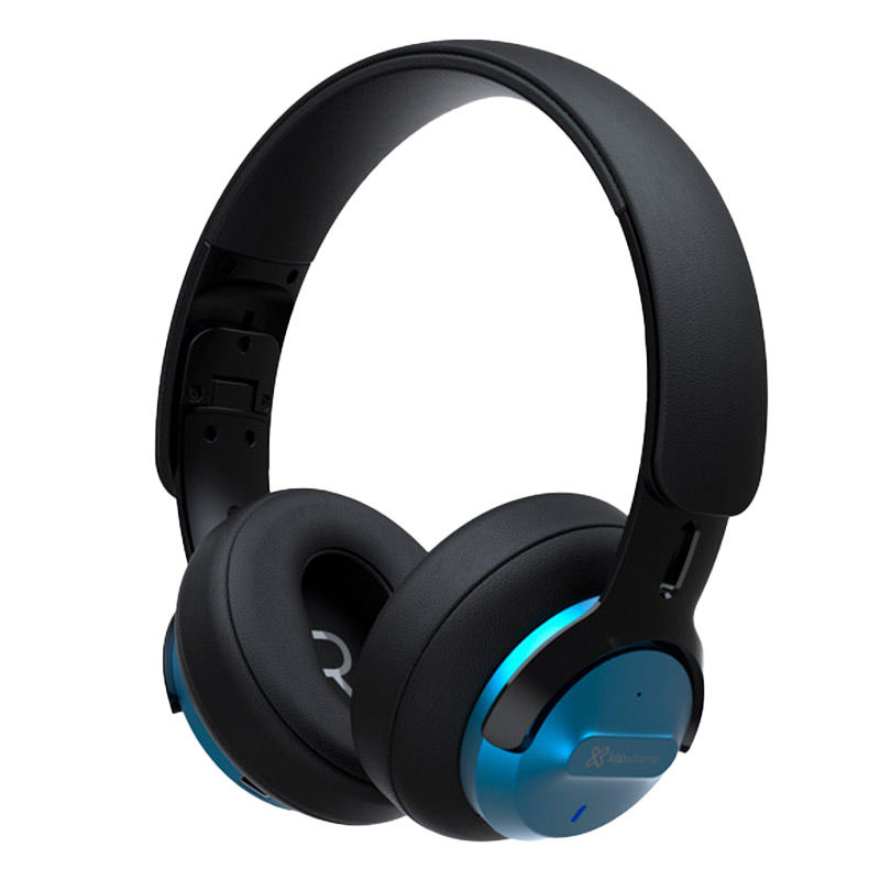 Audífonos tipo Headset Klip Xtreme ANC Premium Bluetooth con Micrófono Azul