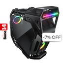 Case Gaming Cougar Cratus RGB Vidrio Templado Media Torre ATX Negro (Sin fuente)