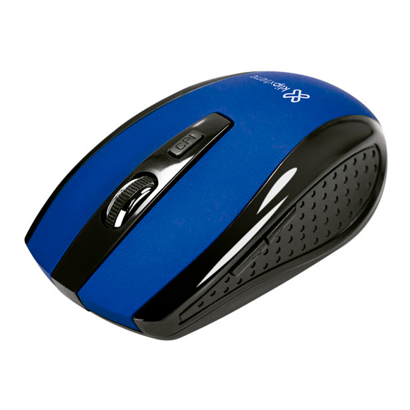 Mouse Inalámbrico Klip Xtreme Klever 3D Óptico 1600DPI Azul