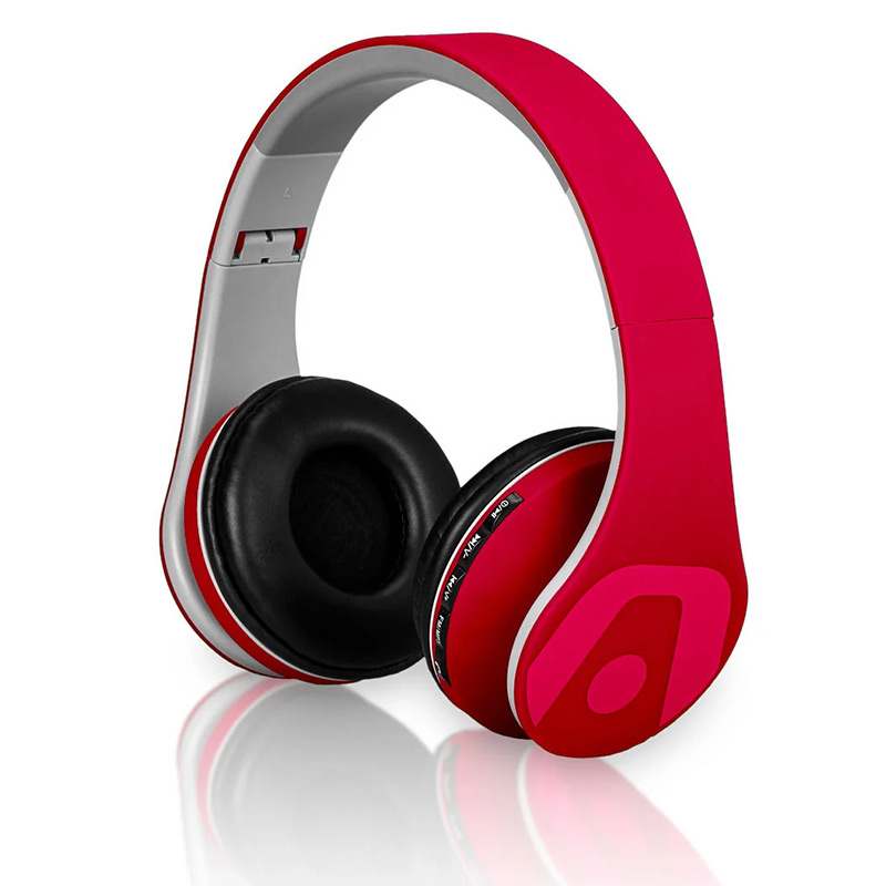 Audifonos Argom Bluetooth tipo Headset Ultimate Sound Vibe Rojo