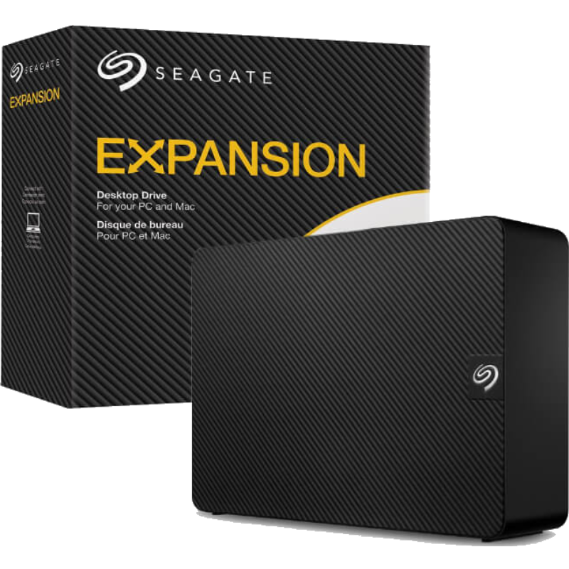 Primer plano de las unidades de disco duro y unidades de estado sólido (SSD) externas Expansion