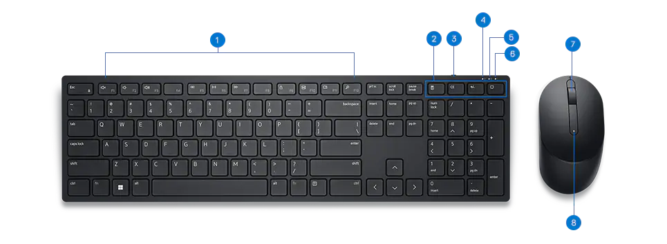 KM5221W Pro Wireless Keyboard and Mouse Win 11 2