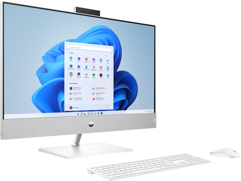 21C1 - HP Pavilion x360 15.6 Convertible PC NaturalSilver FrontRight