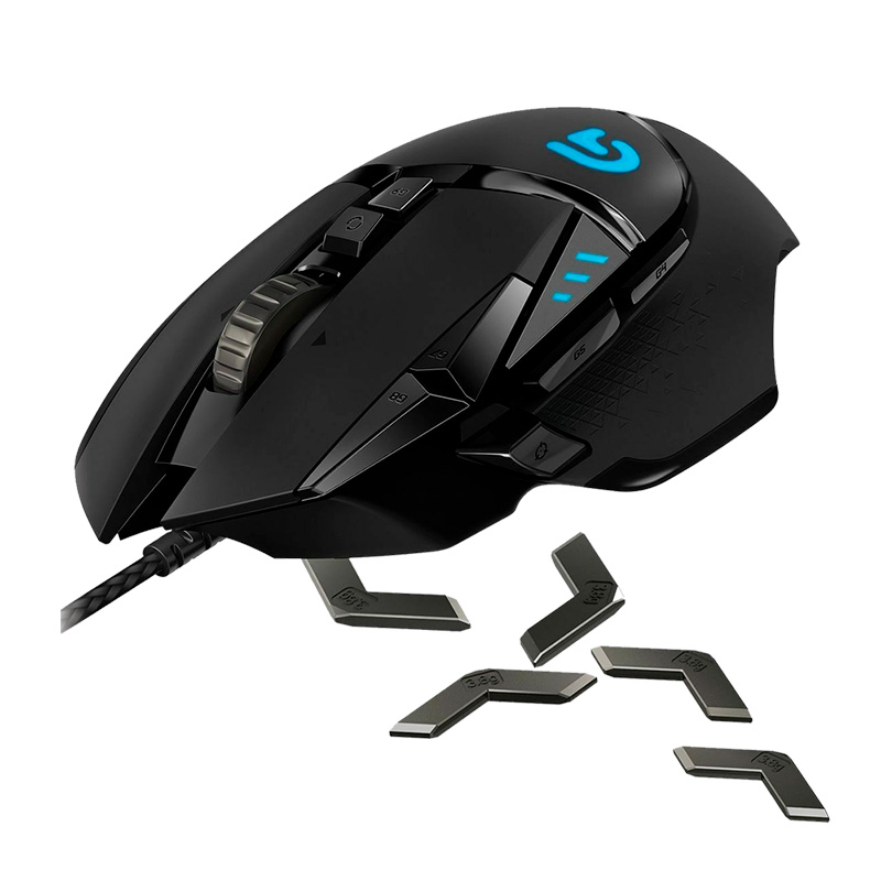 Mouse Óptico Gaming Logitech G502 HERO 26500 DPI 11 Botones