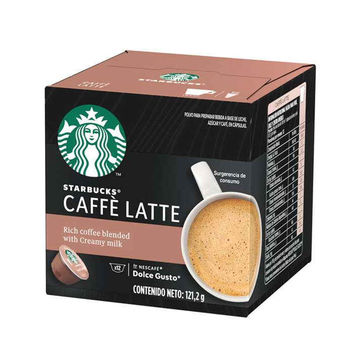 Cápsulas Starbucks Café Latte para Nescafé Dolce Gusto