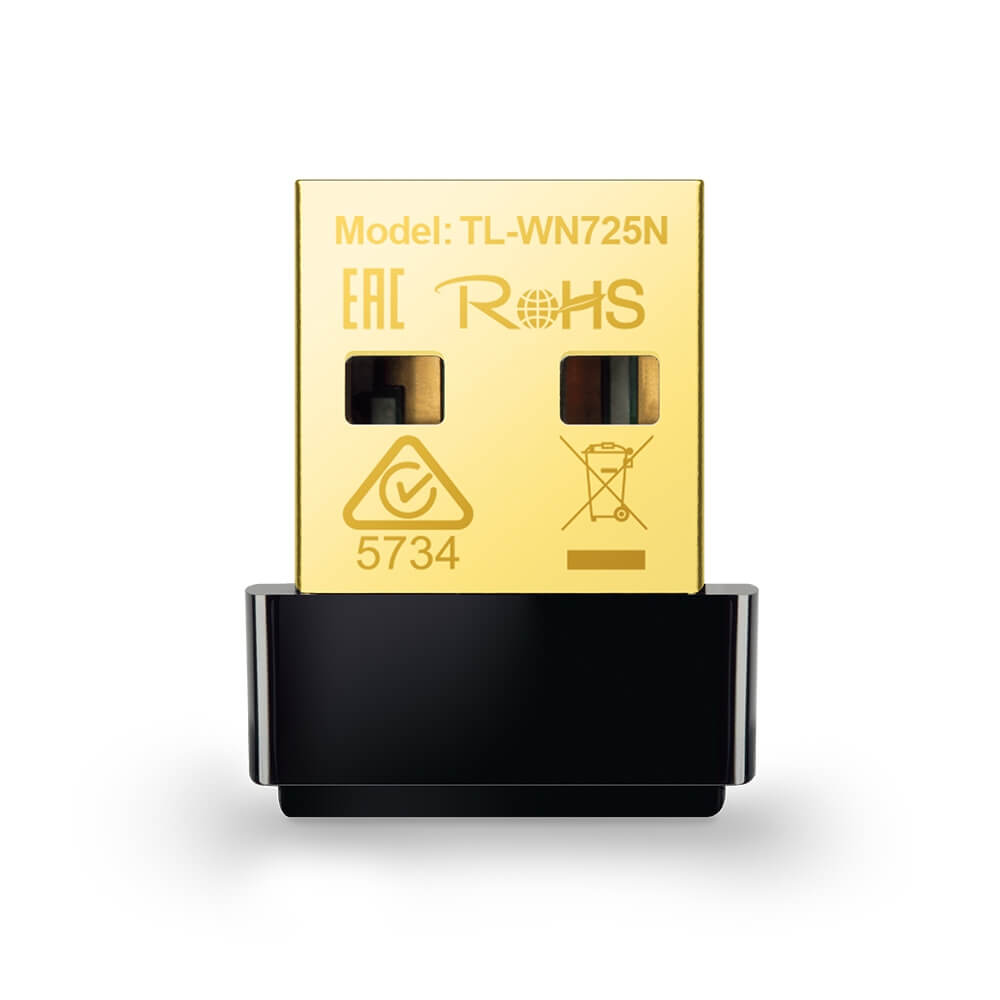 Adaptador de Red USB a WIFI TP-Link TL-WN725N Nano 2.4GHz 150Mbps