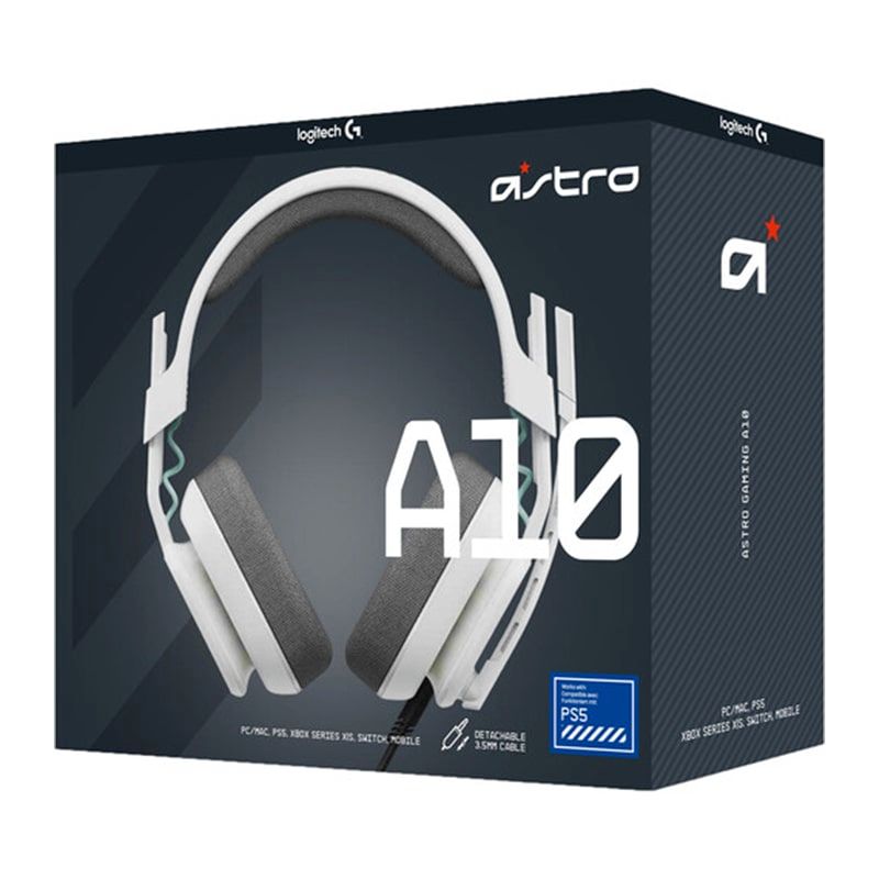 Audifonos tipo Headset ASTRO Gaming A10 Gen 2 3.5mm con Micrófono Blanco