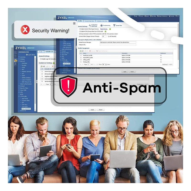 Firewall UTM Zyxel USG40 con Licencia para 1 Año