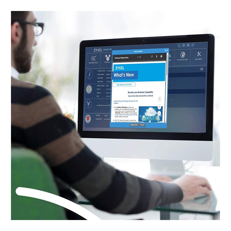 Firewall UTM Zyxel USG40 con Licencia para 1 Año