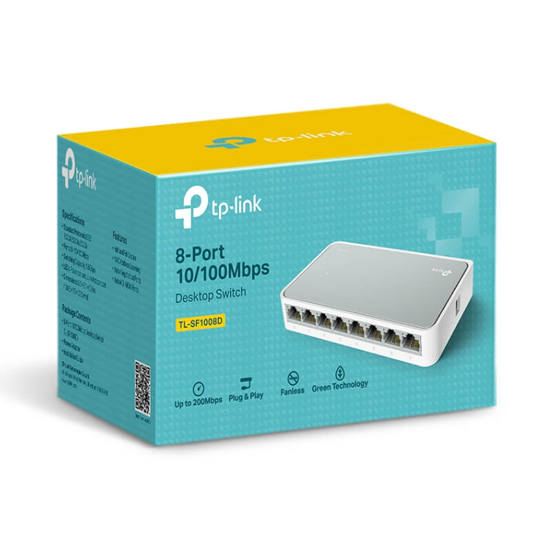 Switch TP-Link TL-SF1008D 8-Puertos 10/100Mbps