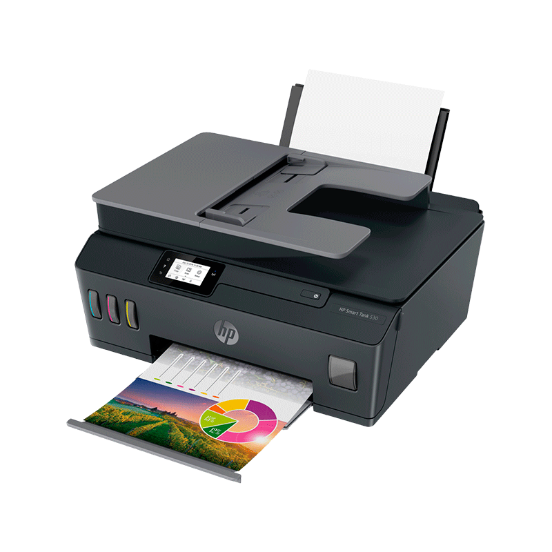 Impresora HP Inyección Multifuncional Smart Tank 530 WiFi/BT