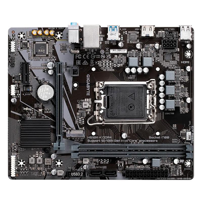 Motherboard Gigabyte H610M K DDR4 Socket LGA1700 13th & 12th Gen 2xDDR4 Micro-ATX