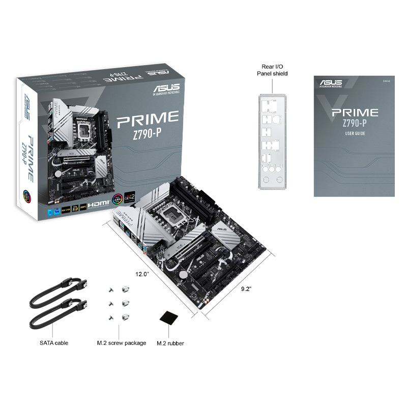 Motherboard Asus Prime Z790-P LGA 1700 12th ,13th & 14th Gen 2xDDR5 ATX