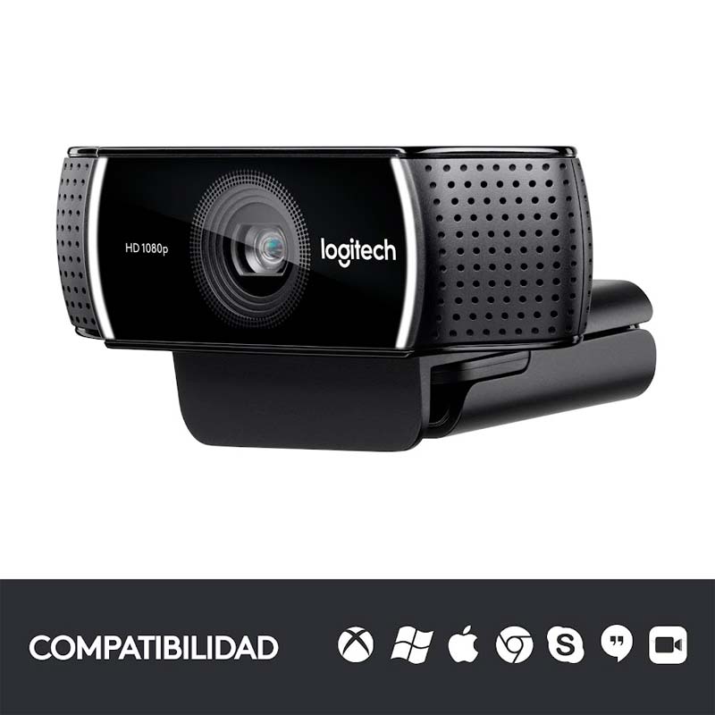Cámara Web Logitech C922 PRO STREAM Full HD