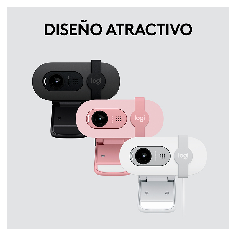 Cámara Web Logitech Brio 100 Full HD Blanco