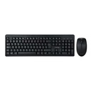 Teclado y Mouse Inalámbrico UnnoTekno Klass Español Negro