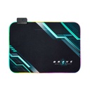 Teclado y Mouse Gaming Alámbrico UnnoTekno Brave Negro USB Ingles + Mousepad