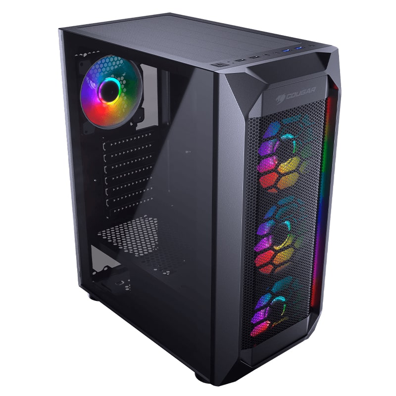 Case Gaming Cougar MX410 Mesh-G RGB Micro-ATX (Sin Fuente)