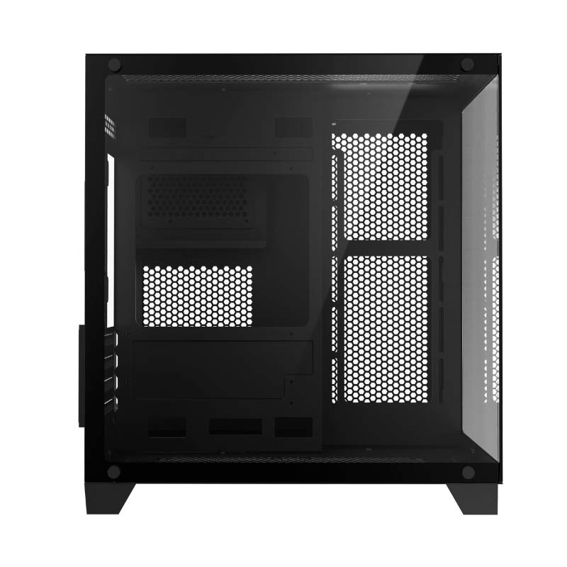Case Vektor Tech QGM-570 Media Torre Vidrio Templado Micro-ATX Negro