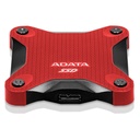 Unidad SSD Externa 1TB ADATA SD620 USB 3.2 550 MB/s Rojo