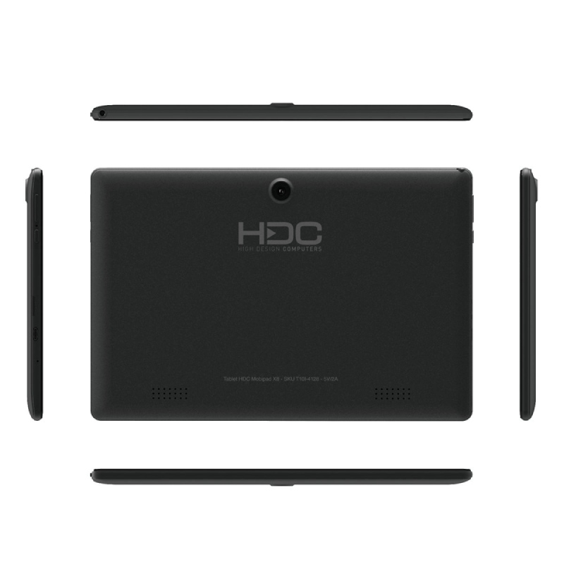 Tablet HDC MOBIPAD X8 4GB RAM 128GB 10.1" Android 14 Negro