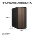 Computadora HP OmniDesk Intel Core Ultra 5 225 16GB RAM 1TB SSD W11 Home Teclado Inglés