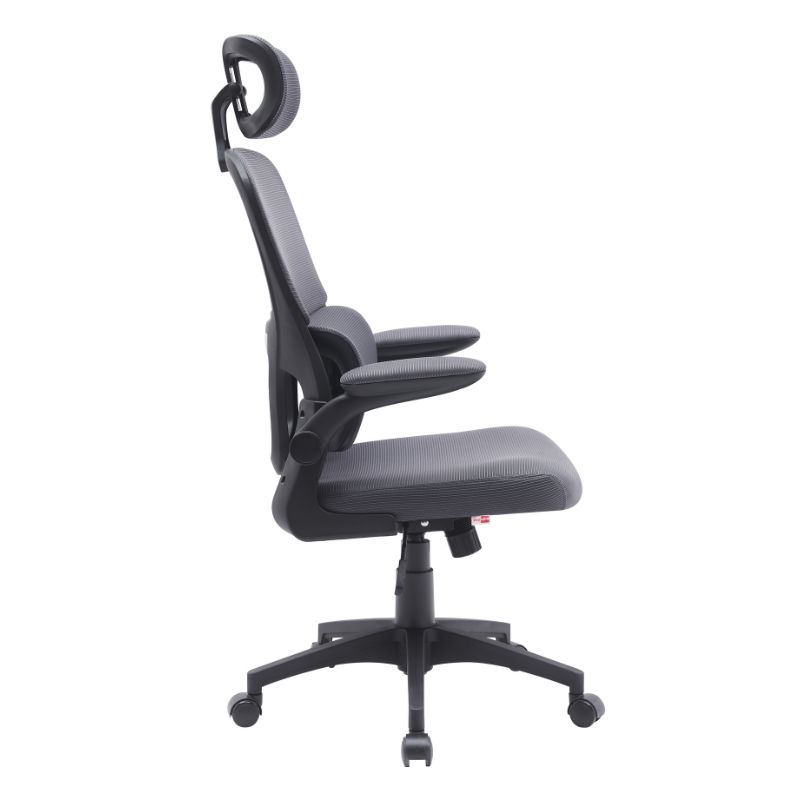 Silla de Oficina VektorTech Gris Oscuro