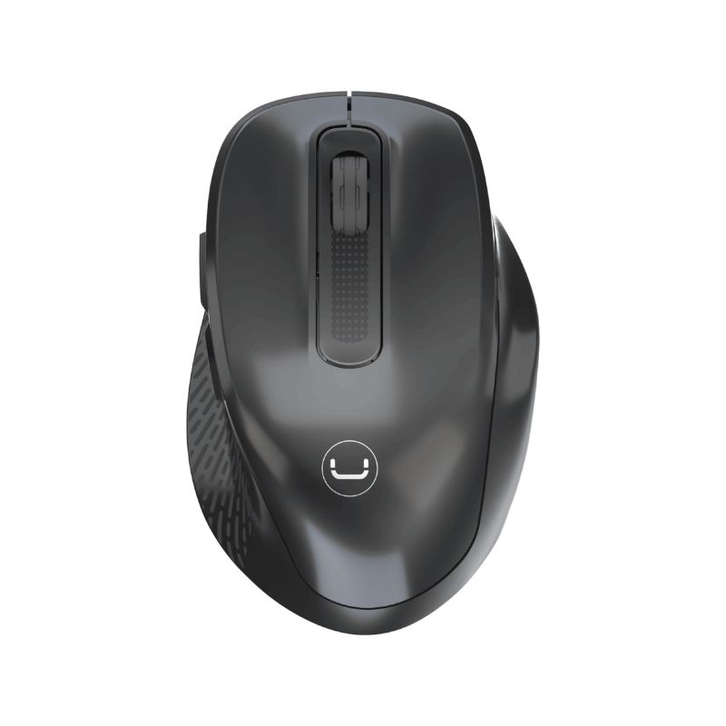 Mouse Inalámbrico Unno Tekno Glide Pro 1600DPI Negro