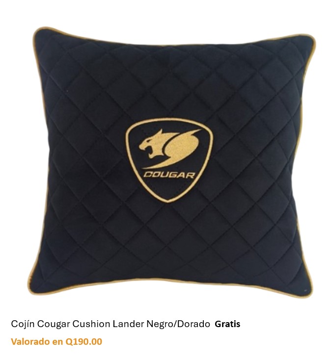 Silla Gaming Cougar HotRod Negro Dorado