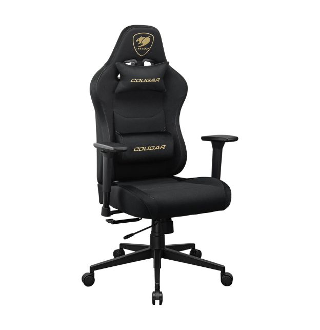 Silla Gaming Cougar Pryme Negro Dorado
