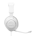 Audifonos JBL 3.5mm tipo Headset Gaming Quantum 100M2 Blanco