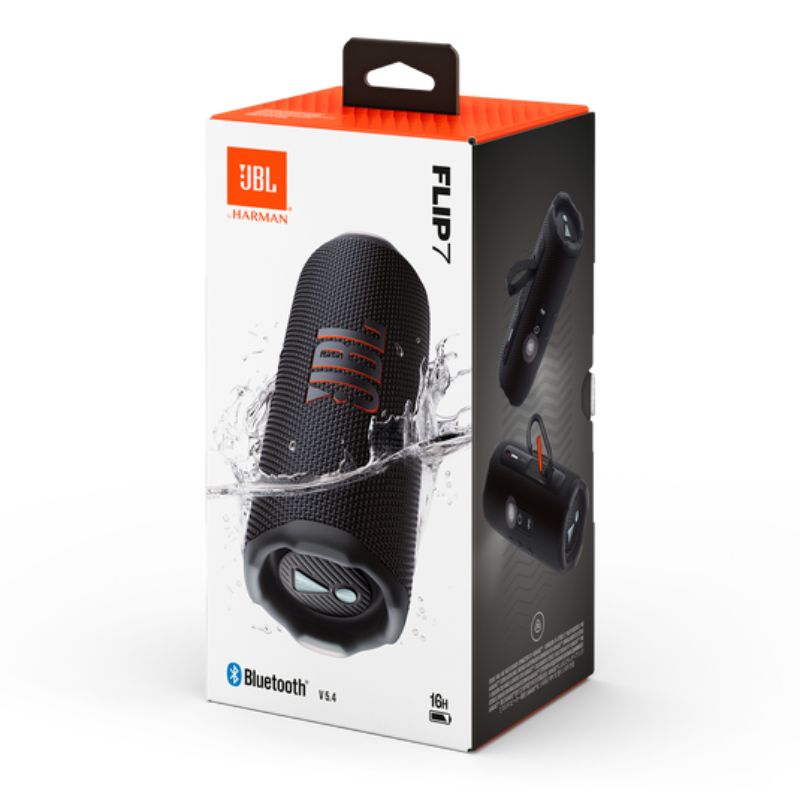 Bocina Bluetooth JBL FLIP 7 35W IP68 Negra