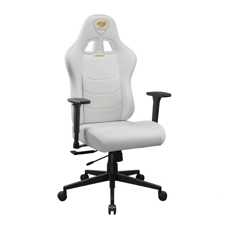 Silla Gaming Cougar Pryme Blanca PVC Premium