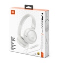 Audífonos tipo Headset JBL Tune 520C con Cable USB-C con Micrófono Blanco