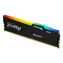Memoria RAM DDR5 DIMM 32GB Kingston Fury Beast RGB con Disipador 5600MHz CL40