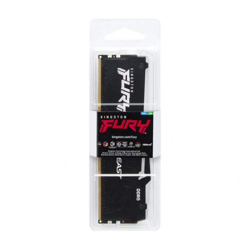 Memoria RAM DDR5 DIMM 32GB Kingston Fury Beast RGB con Disipador 5600MHz CL40