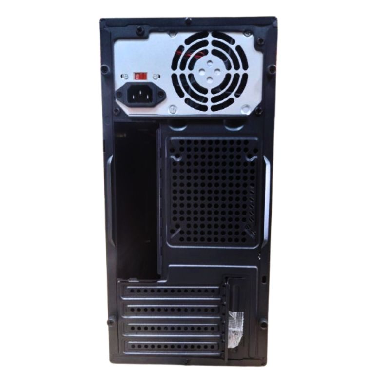 Case KME CM09Z9 NOVA Media Torre Micro ATX Negro Con Fuente Integrada