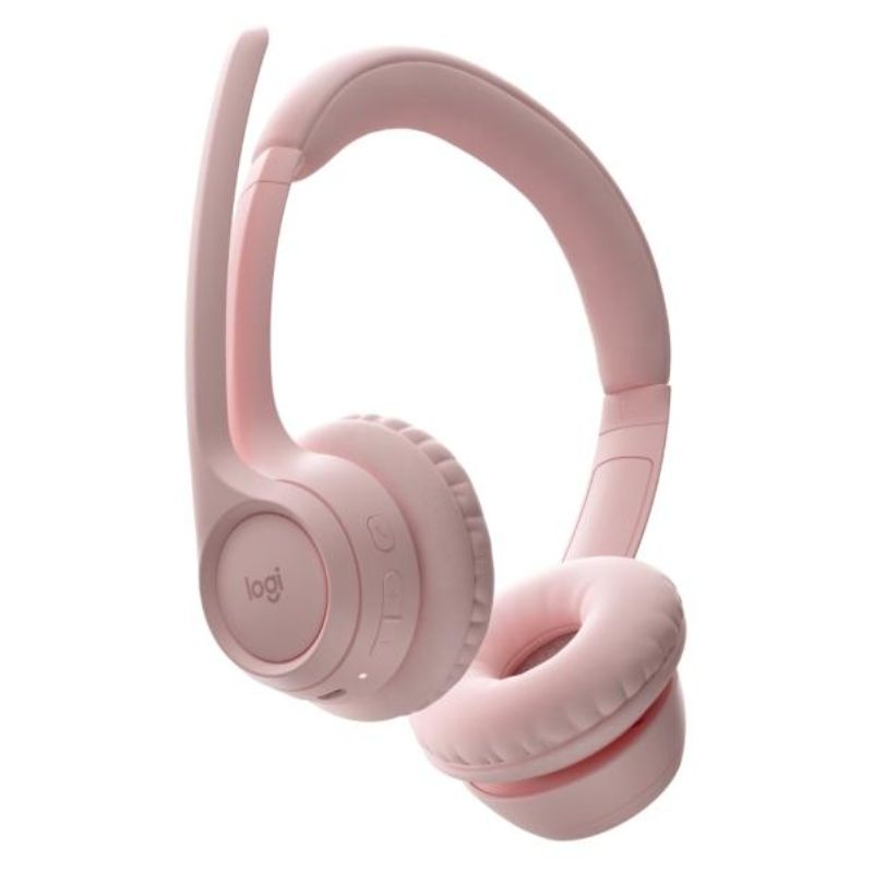 Audífonos Tipo Headset Logitech Zone 300 Inalámbricos con Micrófono Rosa