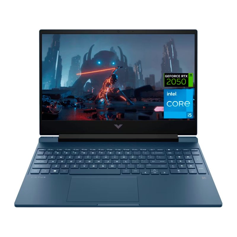 Laptop HP Victus 15-fa1090la 15.6" i5-12450H 8GB DDR4 512GB SSD RTX 2050 4GB W11 Home Azul