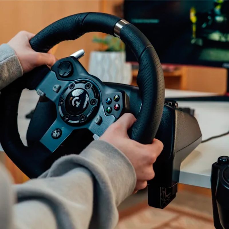 Volante de Carreras y Pedales Logitech G920 Driving Force para Xbox One y PC