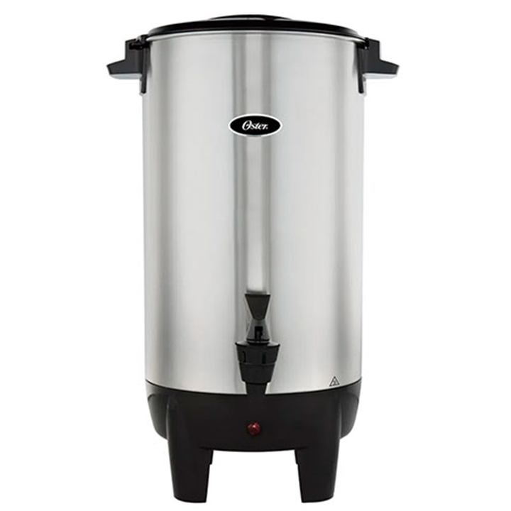 Percoladora Oster de 45 Tazas Plateada
