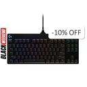 Teclado Gaming Mecánico Alámbrico Logitech G PRO RGB Negro Inglés