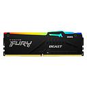 Memoria RAM DDR5 DIMM 16GB Kingston Fury BEAST RGB 5200Mhz Disipador Integrado