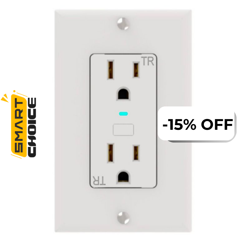 Tomacorriente de Pared Inteligente VTA+ 2 tomas Smart Home Wi-Fi